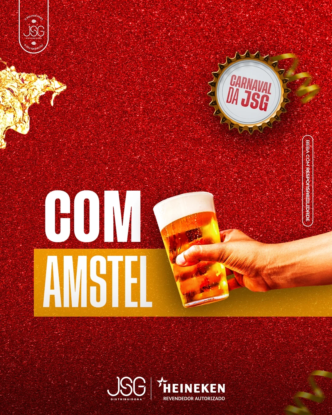 Campanha Carnaval de Barreiras/BA 2025 | Amstel/JSG, imagem 3