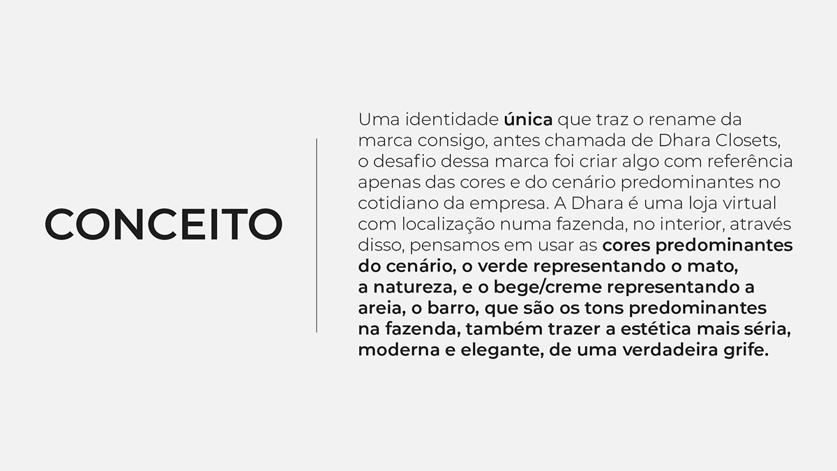 Identidade Visual Dhara - Marca de Roupas Femininas, imagem 2