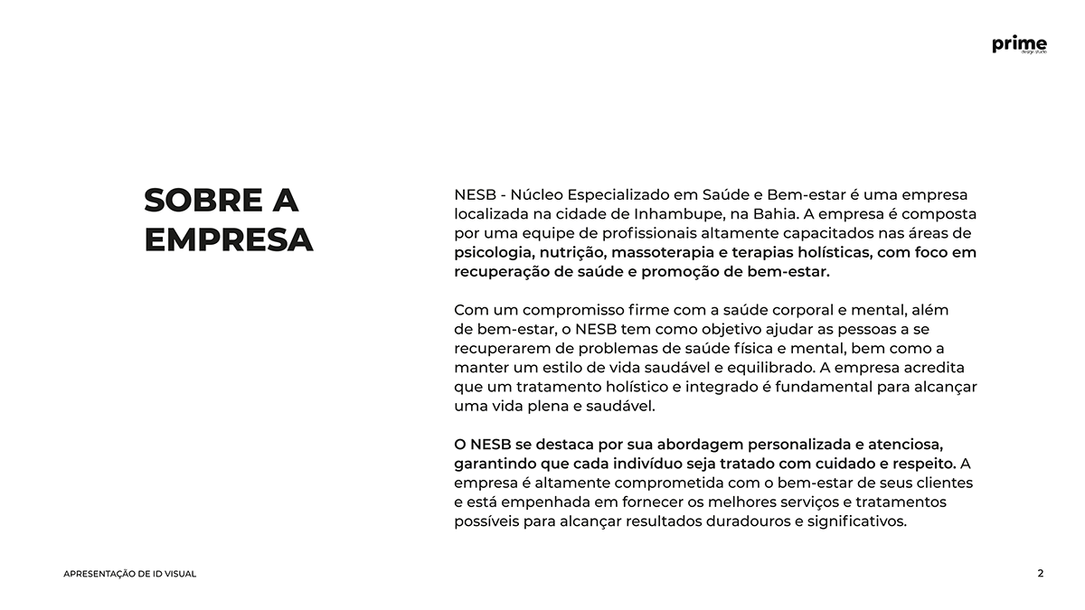 Identidade Visual NESB - Clínica de Saúde, imagem 2