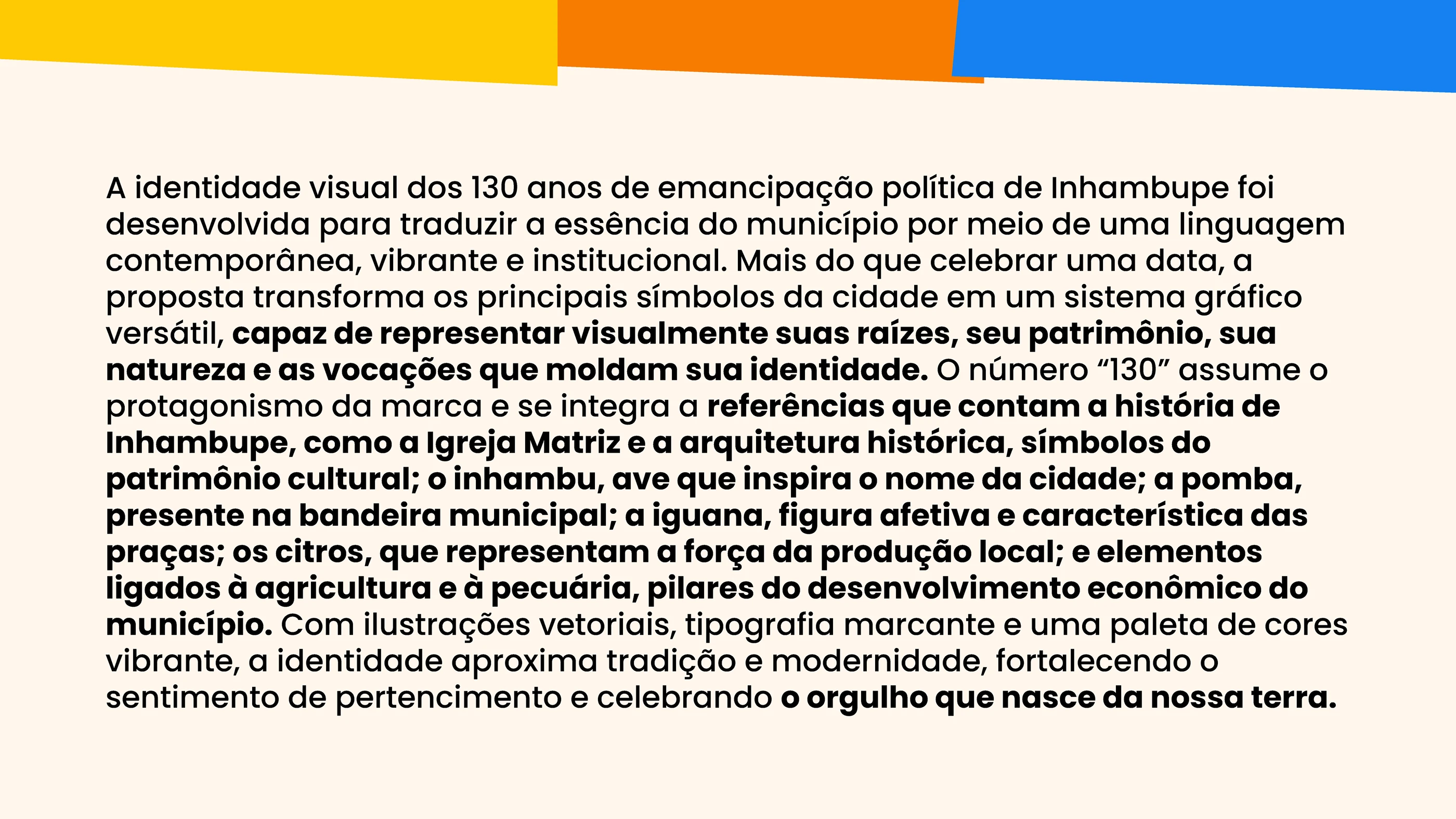 KV/Identidade Visual Aniversário de Inhambupe 130 Anos, imagem 2