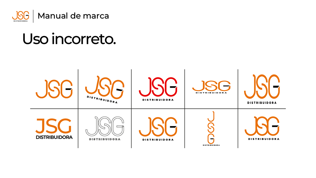Manual de Identidade Visual JSG Distribuidora, imagem 5