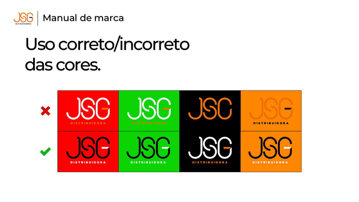 Manual de Identidade Visual JSG Distribuidora, imagem 6