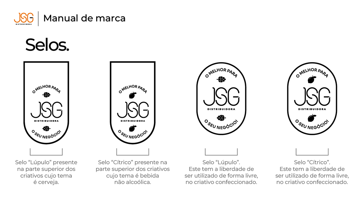 Manual de Identidade Visual JSG Distribuidora, imagem 12