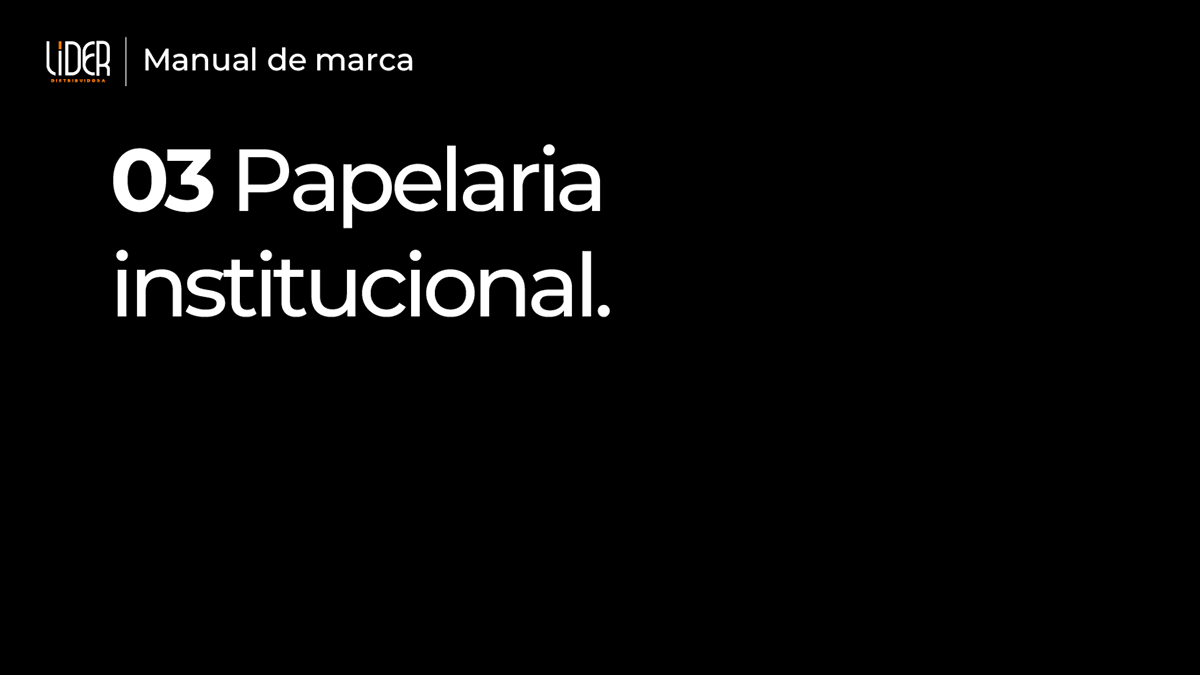 Manual de Identidade Visual LIDER Distribuidora, imagem 13