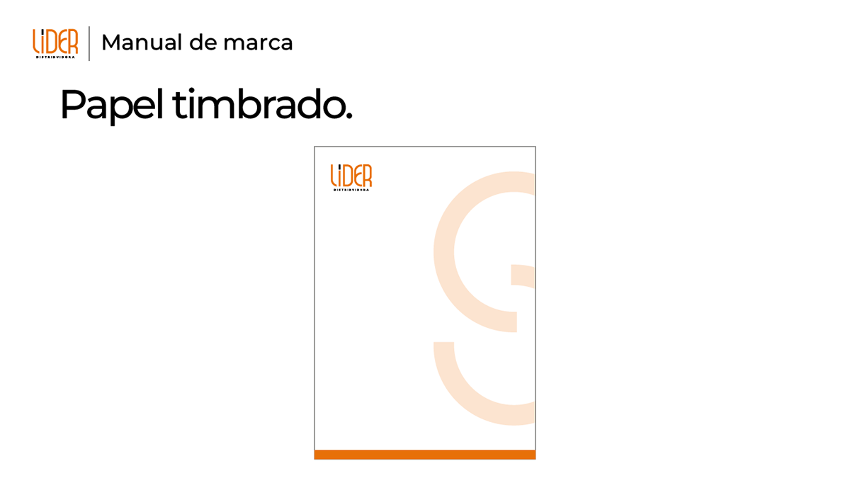 Manual de Identidade Visual LIDER Distribuidora, imagem 18